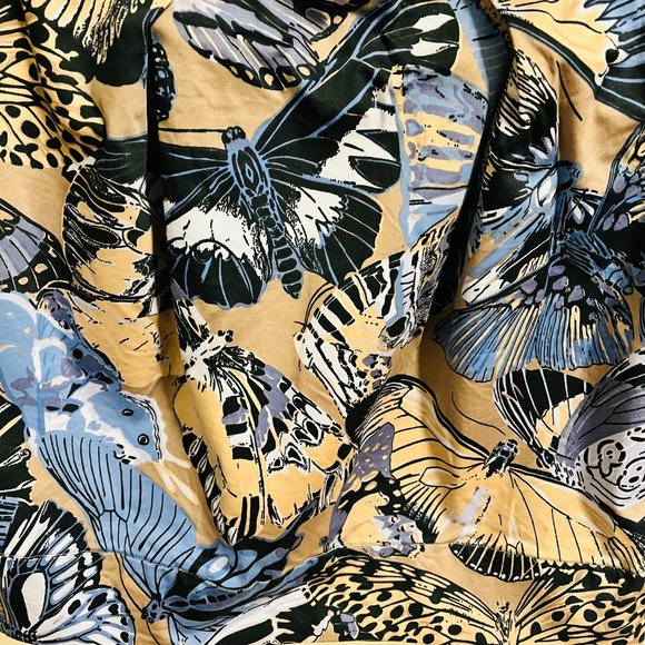 French Connection Mini Cotton Dress with Butterfly Details and Side Pockets - Picture 6 of 15